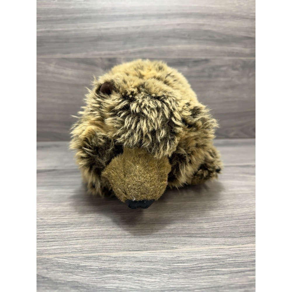 Folktails Light & Dark Brown Bear Plush Hand Puppet Folkmanis  14" Realistic Toy